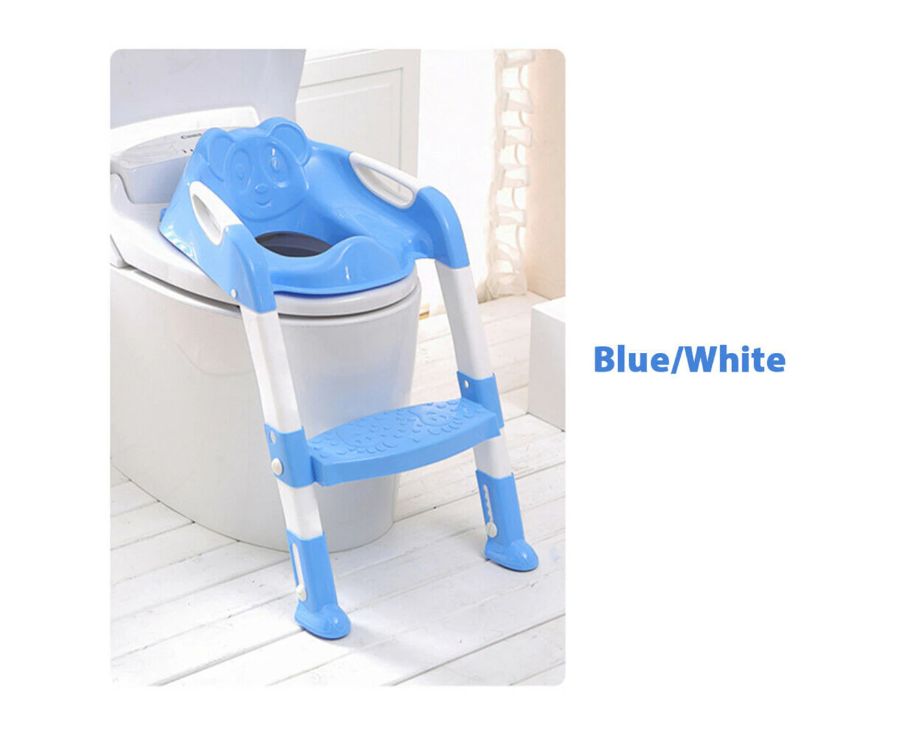 Kids Toilet Ladder Baby Toddler Training Toilet Step Potty Seat Non Slip Trainer