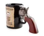 Ned Kelly Wanted Poster 3D Gun Handle Mug