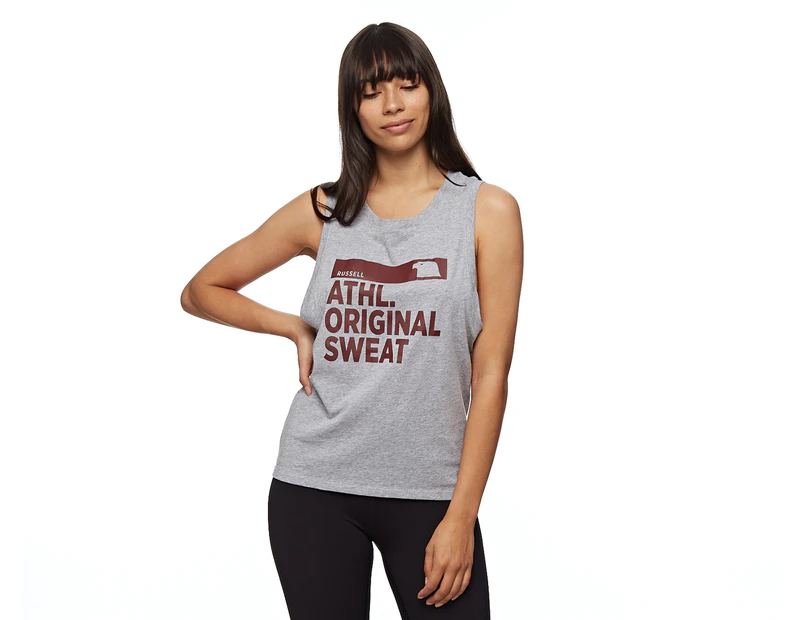 Russell Athletic Women's Original Muscle Tank - Ash Marl
