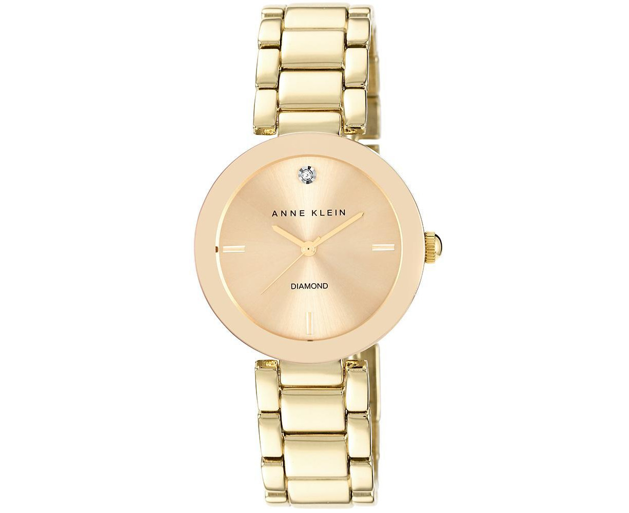 Anne Klein Women's 32mm Diamond Bracelet Watch - Gold | Catch.co.nz