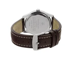 Swiss Military Brown Leather Men's Watch - SM34004.08