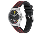 Scuderia Ferrari Kids' 34mm Pitlane Silicone Watch - Black/Red