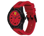 Scuderia Ferrari Kids' 34mm Redrev Silicone Watch - Red/Black