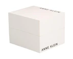 Anne Klein Gold Stainless Steel Silver Dial Women's Watch - AK3169SVTT