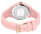 Lacoste Women's 36mm Classic 12.12 Silicone Watch - Pink