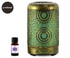 Mbeat ActiVIVA Small LED Aromatherapy Diffuser - Vintage Gold ACA-AD-S1 video