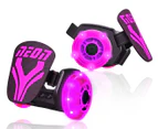 Y-Volution Neon Street Rollers Over-Shoe Skates - Pink