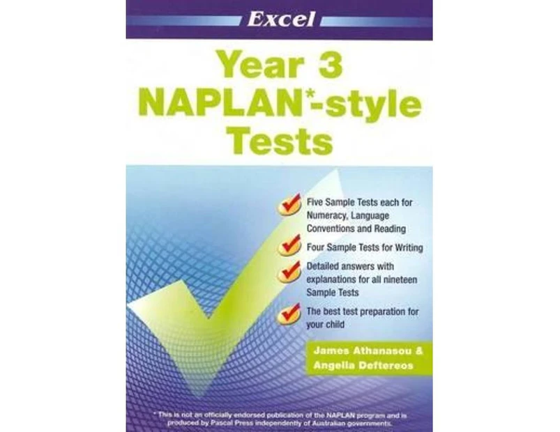 Excel NAPLAN-style Tests : Year 3