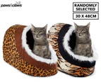 Paws & Claws Animal Print Pet Cave - Randomly Selected