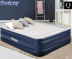 Bestway Tritech Queen Size Airbed w/ Built-in Pump - Grey