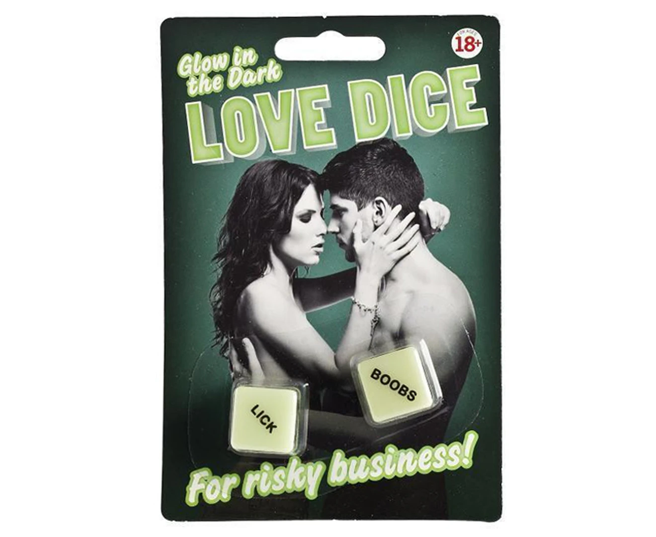 Glow In The Dark Love Dice