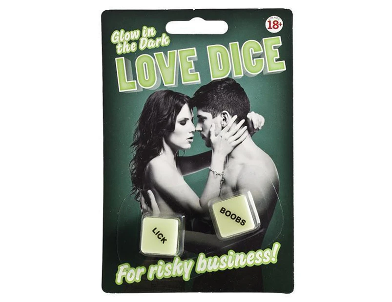 Glow In The Dark Love Dice