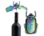 Iridescent Beetle Corkscrew Wine Bottle Opener | DOIY