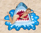 Shark Attack Beach Blanket 152cm
