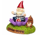 Gnome-astae Meditating Garden Gnome