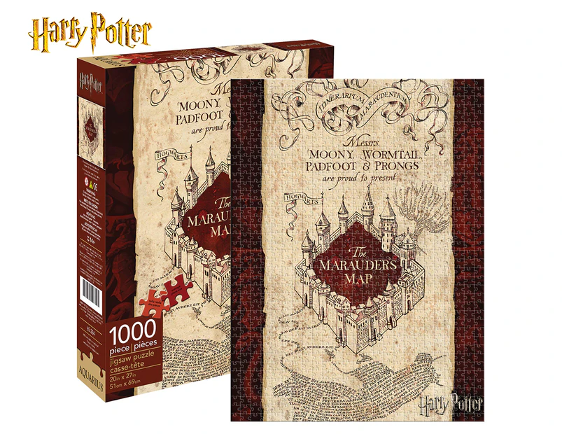Harry Potter Marauder's Map 1000-Piece Jigsaw Puzzle