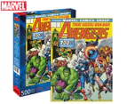 Marvel Avengers Comic Cover 500-Piece Jigsaw Puzzle