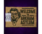 DC Comics Welcome to Arkham Asylum Joker Door Mat