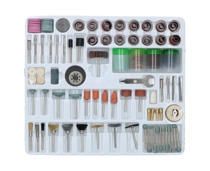 AB Tools 216pc Mini Rotary Accessory Kit Fits Dremel Sanding Grinding Cutting Polishing