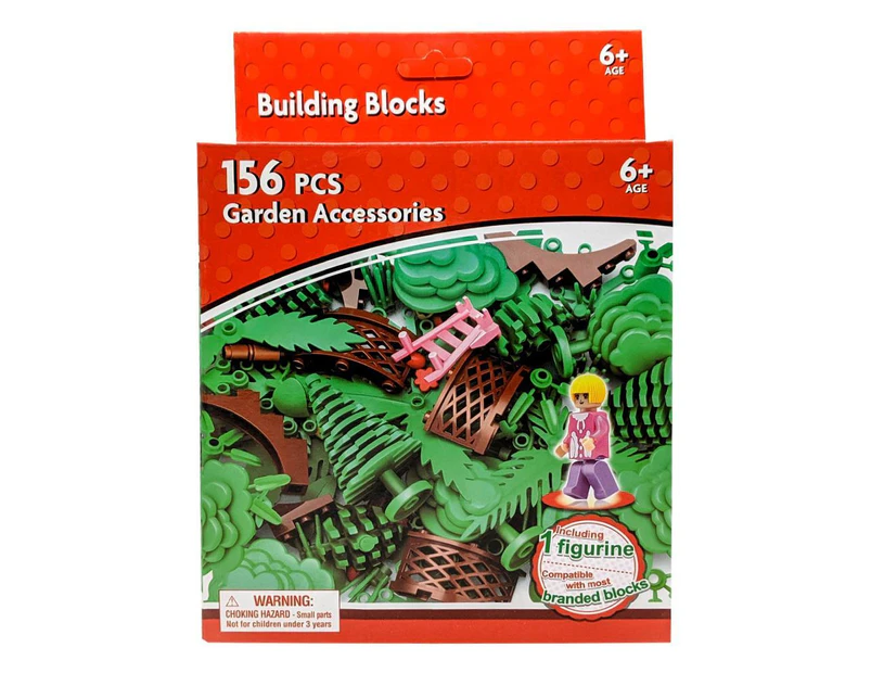Building Blocks Garden and Nature Set - 156 Pieces
