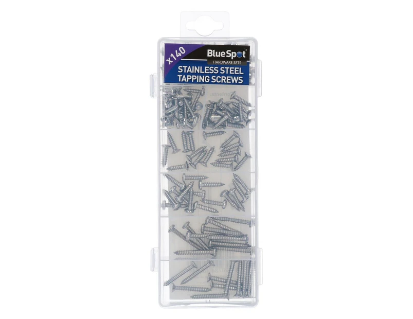 AB Tools 140pc Stainless Steel Self Tapping Tappers Screws Screw Fasteners Fixings