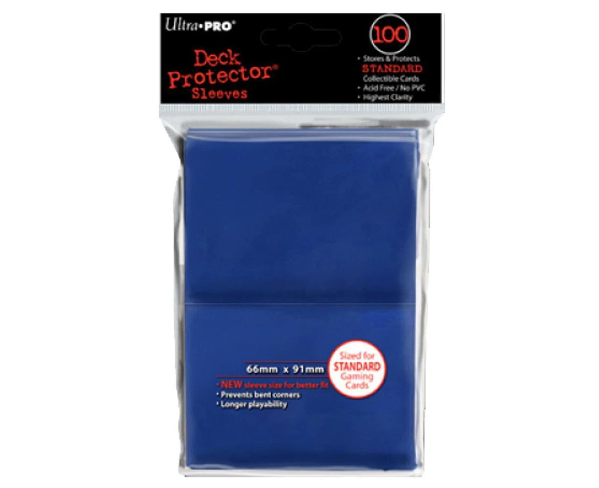 Ultra Pro: PRO-Gloss 100ct Standard Deck ProtectorA(R) sleeves: Blue