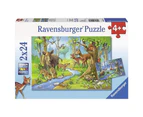Ravensburger - Cute Forest Animals Puzzle 2x24pce