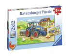 Ravensburger Hard at Work Puzzle - 2 x 12 Piece