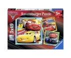 Ravensburger Disney Cars 3 x 49-Piece Puzzle
