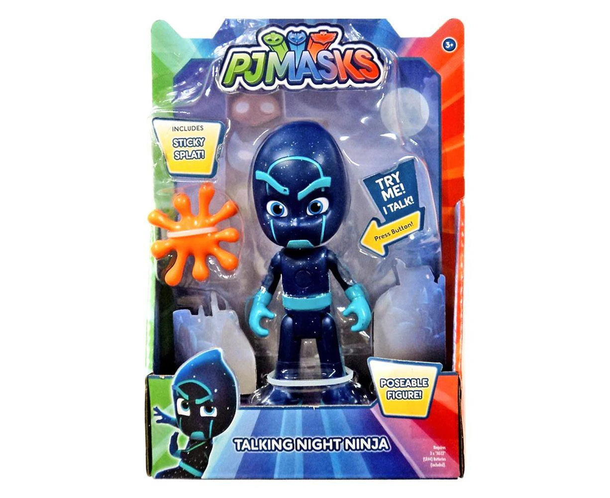 PJ Masks Deluxe Talking Night Ninja Figure with Sticky Splat