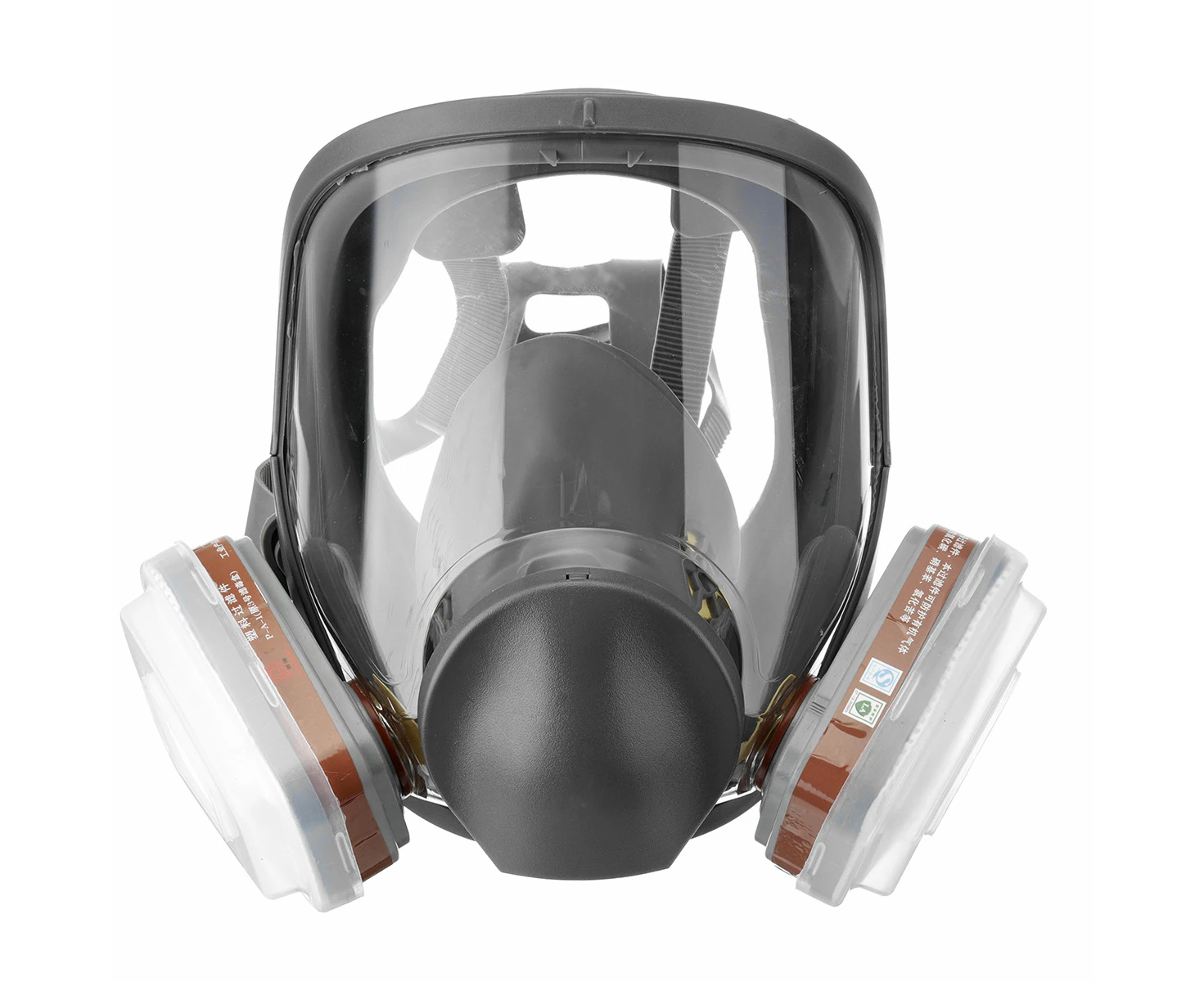 Automatic Filter Gas Mask Whole Face Protective Respirator with Cotton Filter