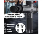 Professional Body Massager Muscle Relaxation Percussion Therapy Massager Gun -Carbon Fiber
