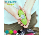40kg smart pocket digital weighting travel luggage scale with belt-green