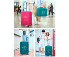 MSQUARE 28" protective suitcase cover-blue