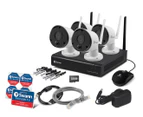 Swann NVW-490 4-Channel WiFi NVR Home Security System & 4 NVW-490CAM Cameras