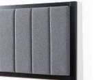Zinus Fabric Grey Metal Headboard