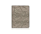 Nicole Miller iPad Mini Portfolio Case - Silver Crinkle