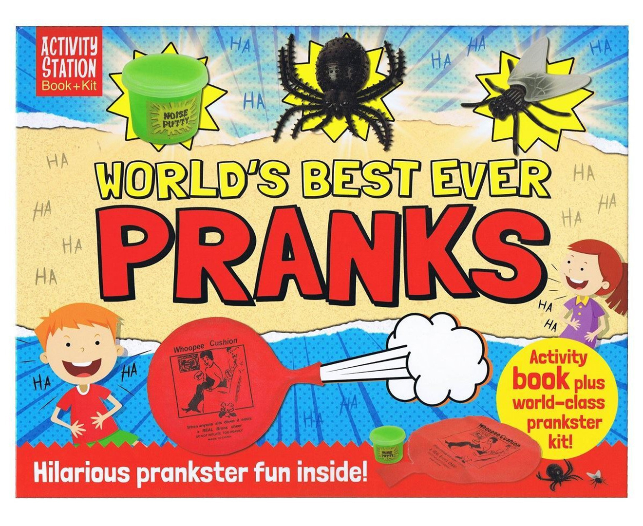 Activity Station Worlds Best Ever Pranks Activity Book Set Nz