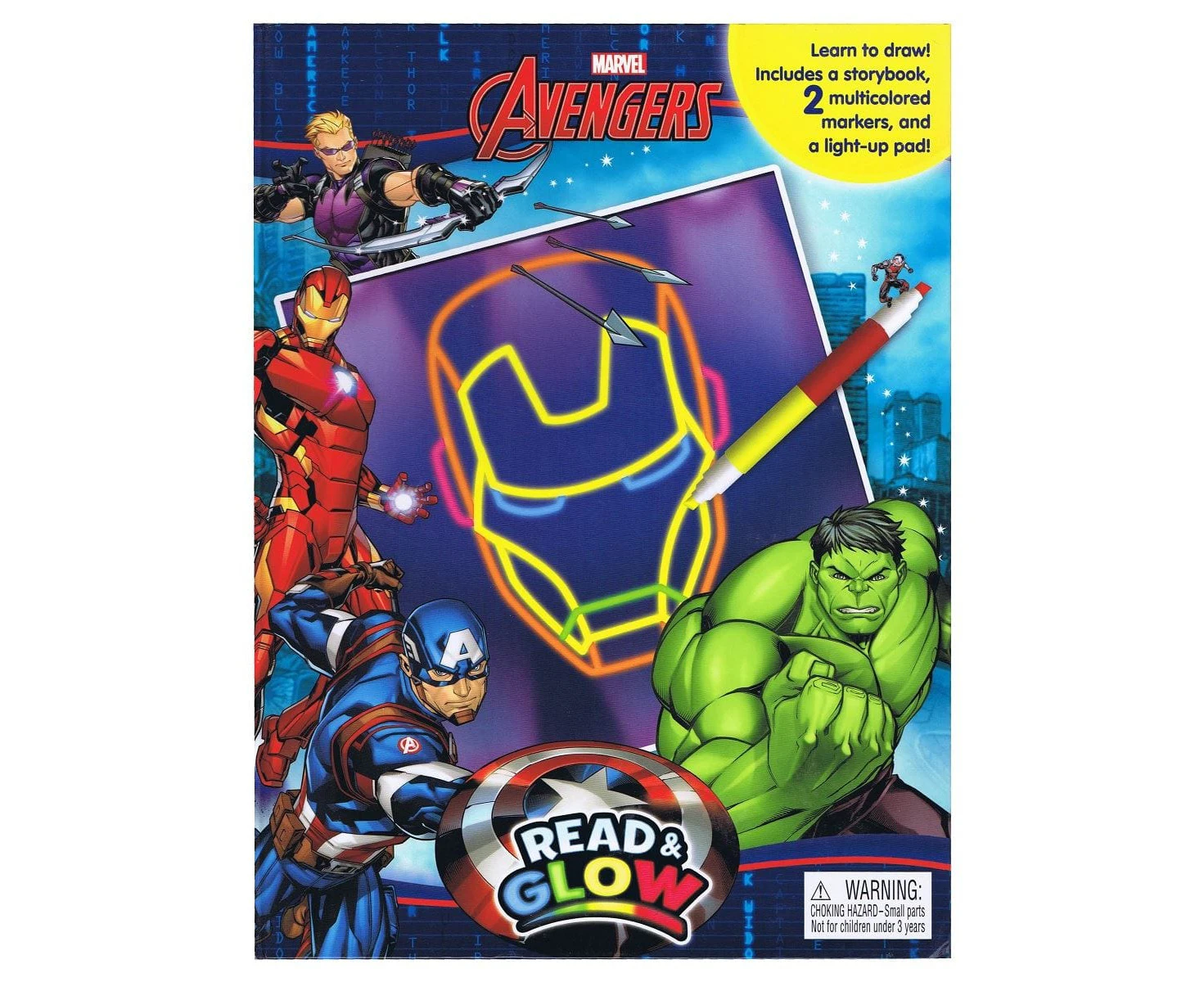 Marvel The Avengers - Read & Glow