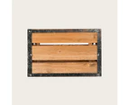 Zoobibi Franceso Medium Wooden Metal Storage Box