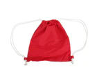 Bagbase Icon Drawstring Bag/Gymsac (Classic Red) - BC3396