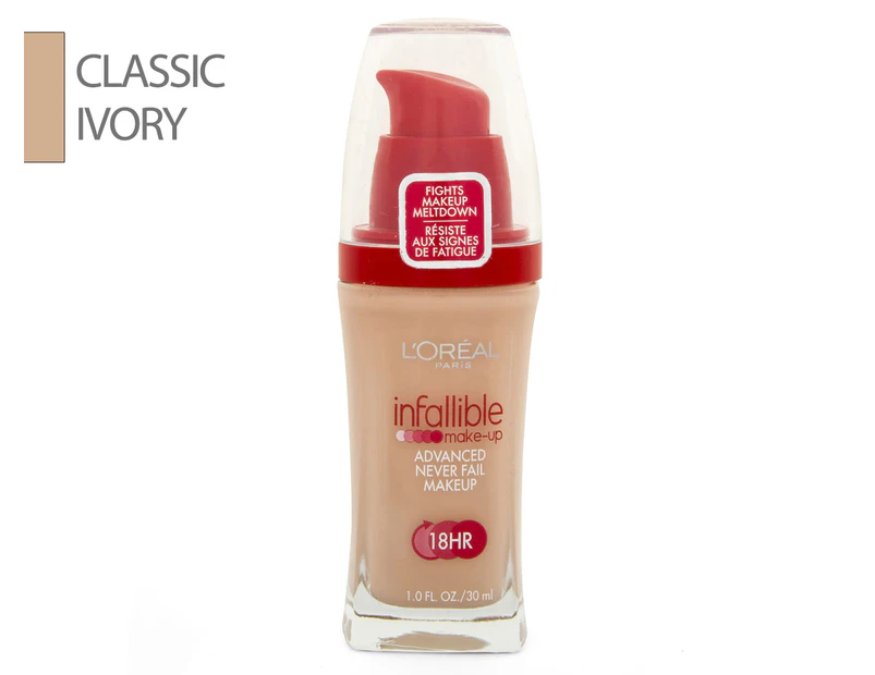 L'Oréal Infallible Liquid Foundation 30mL - #603 Classic Ivory