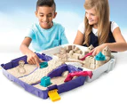 Kinetic Sand Folding Sandbox Set - Purple/Natural