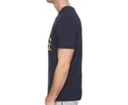 Russell Athletic Men's Logo Tee / T-Shirt / Tshirt - Navy