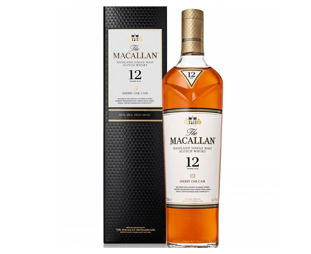 The Macallan Sherry Oak 12-Year-Old 40% 700ml