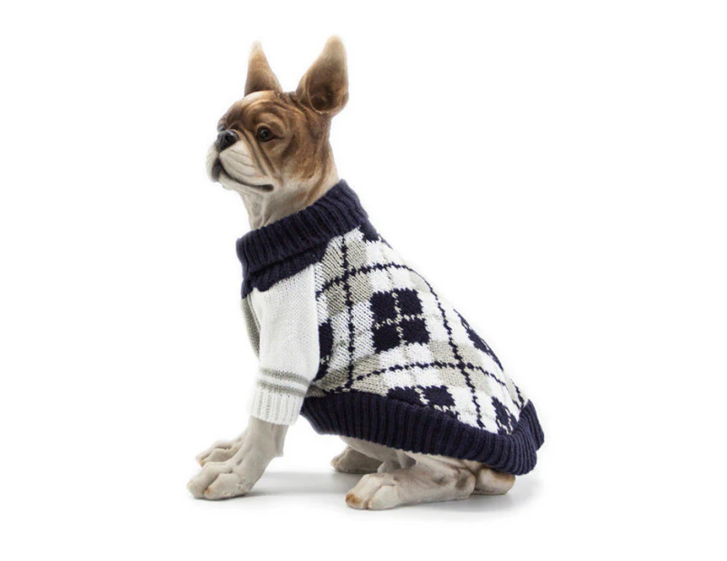 Dog Puppy Pet Cat Winter Knitted Sweater Jumper Vest Warm Outfit S M L XL A