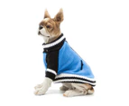 Dog Puppy Pet Cat Winter Knitted Sweater Jumper Vest Warm Outfit S M L XL B