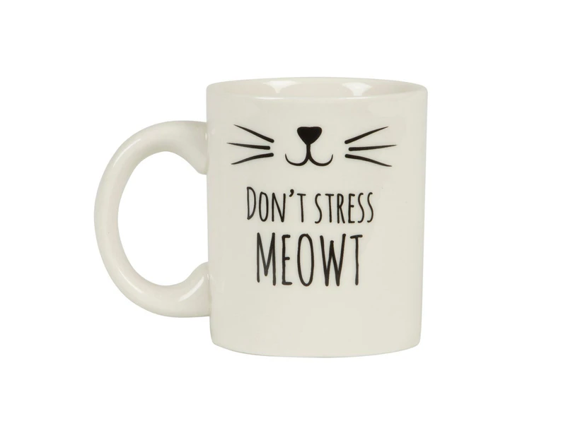 Sass & Belle Cat's Whiskers Don't Stress Meowt Mug