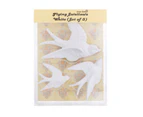 Sass & Belle Swallow Wall Decorations White (Set of 3)