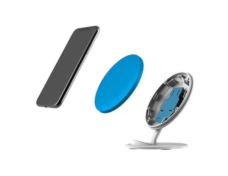 QI Wireless Charger For iPhone 13/12 Samsung Galaxy S22/S22+/S22 Ultra Turquoise